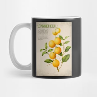 Old fruit poster - Kai's apple tree - Vintage - retro Mug